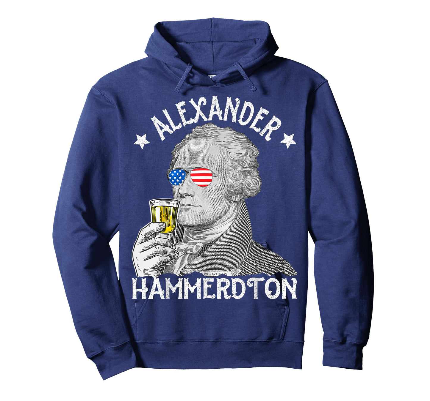 Alexander Hammerdton Funny 4th of July Drinking Hamilton T-Shirt