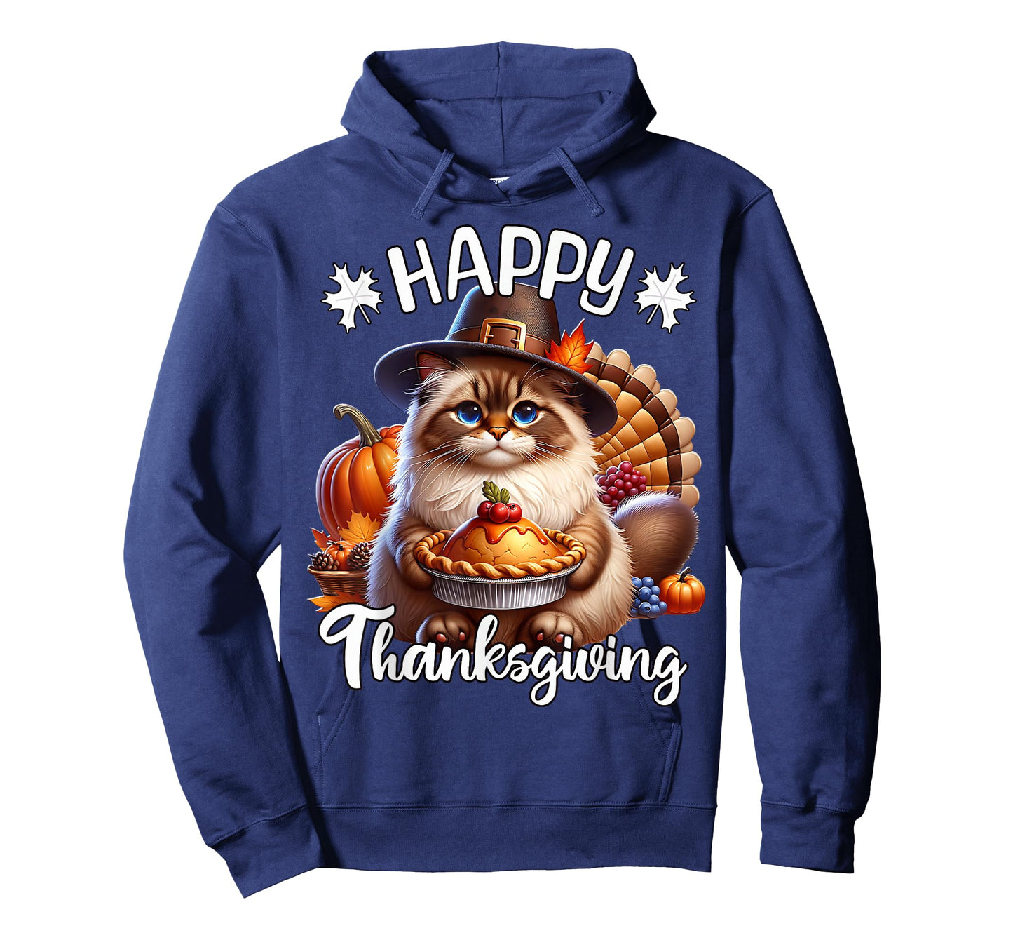 Ragdoll Cat Happy Thanksgiving Ragdoll Cat T-Shirt