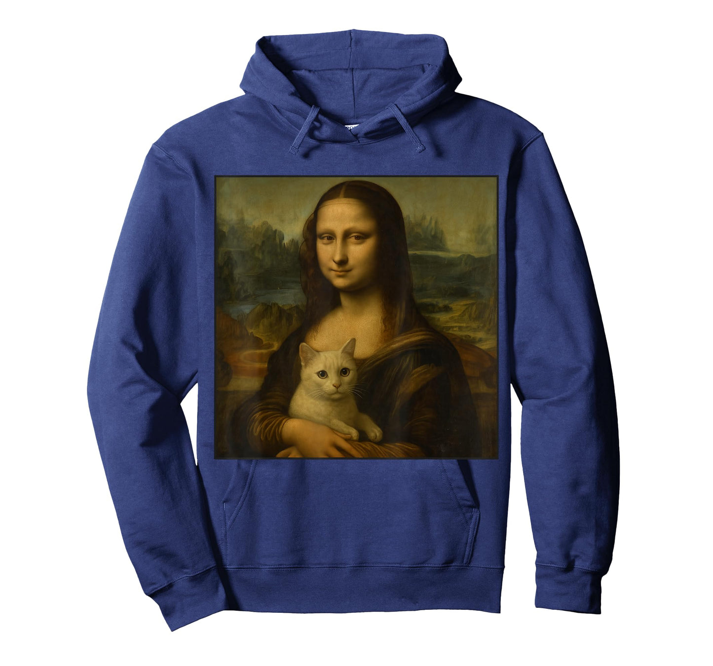 Mona Lisa Holding Cat Funny Cat Lover Art Painting T-Shirt