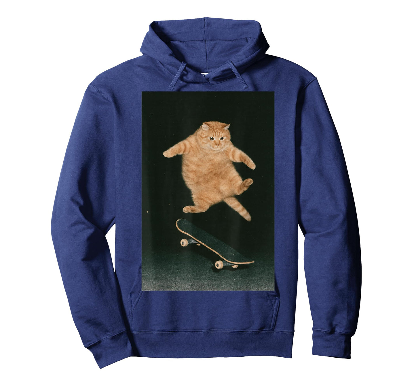 Skateboarding Cat Graphic Funny Meme T-Shirt