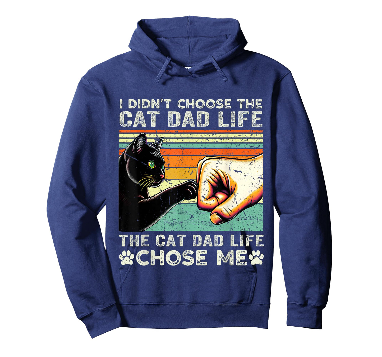 I Didn't Choose The Cat Dad Life funny cat lovers vintage T-Shirt