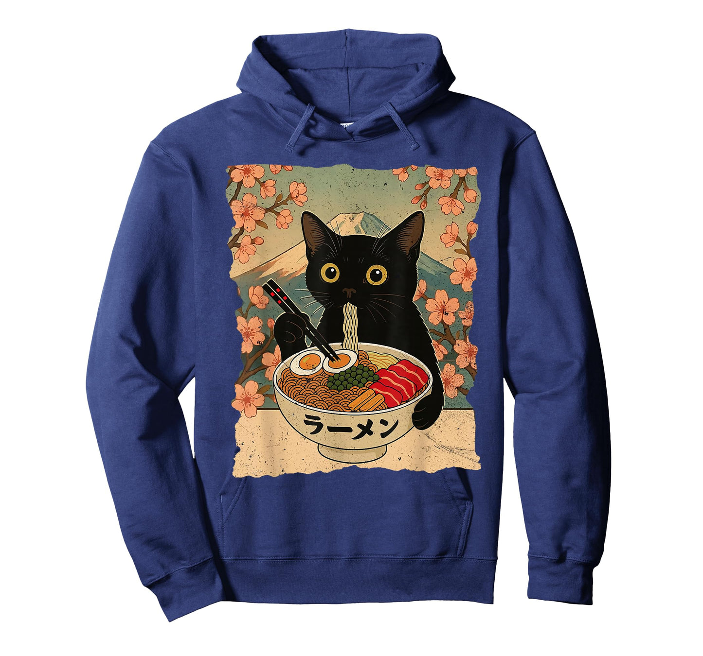 Anime Cat Ramen Japanese Funny Cat Graphic Tees Anime Gifts T-Shirt