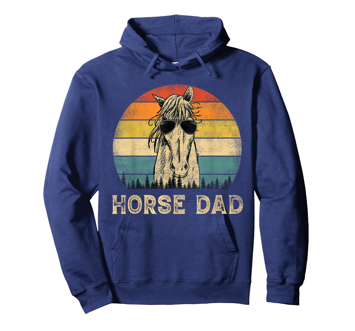 Vintage Horse Dad Horse Lovers Daddy Father's Day T-Shirt
