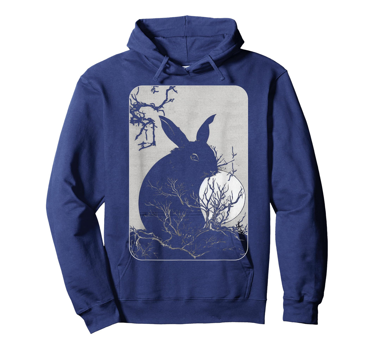 Rabbit Lover, Rabbit and Moon T-Shirt Small