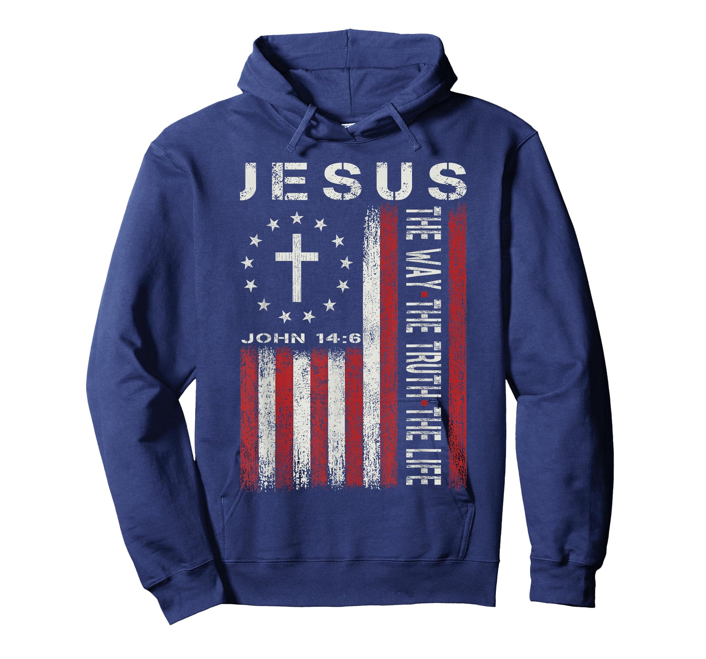 Jesus The Way Truth Life God Christian Bible Faith Religious T-Shirt
