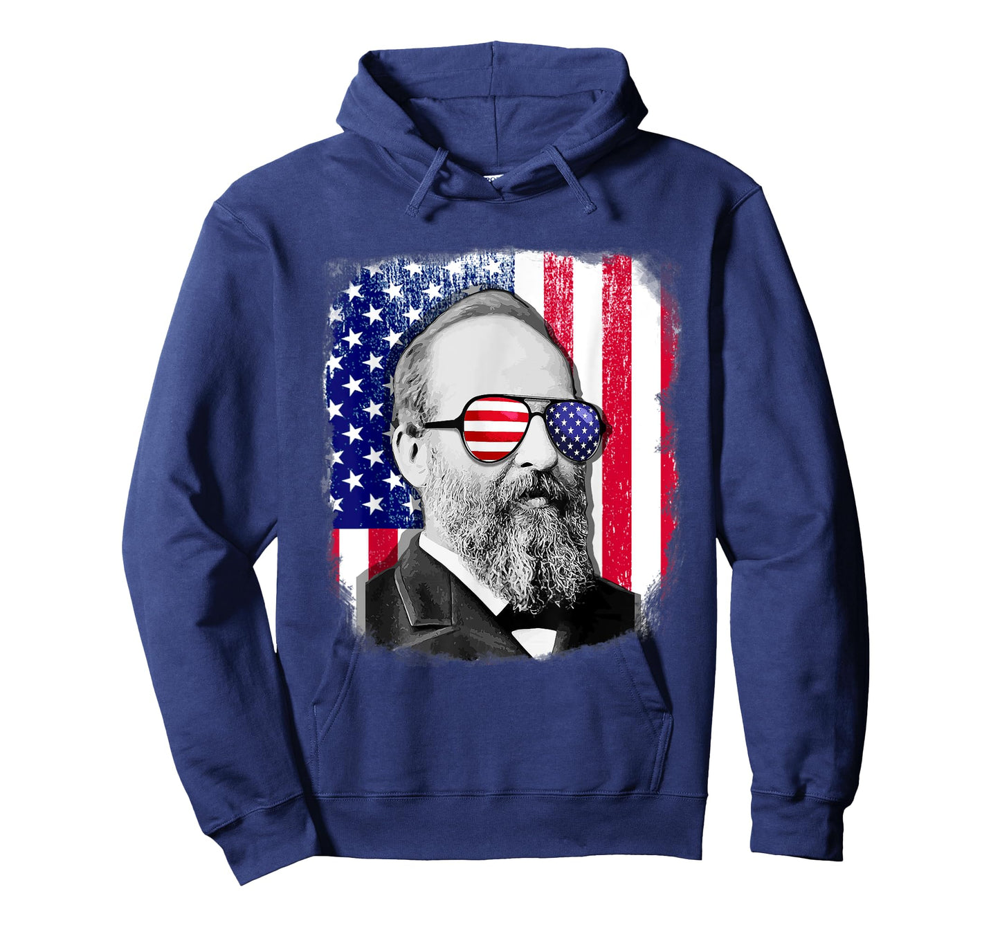 James Garfield US flag shirt 4th of July T-Shirt for Women Kids Men