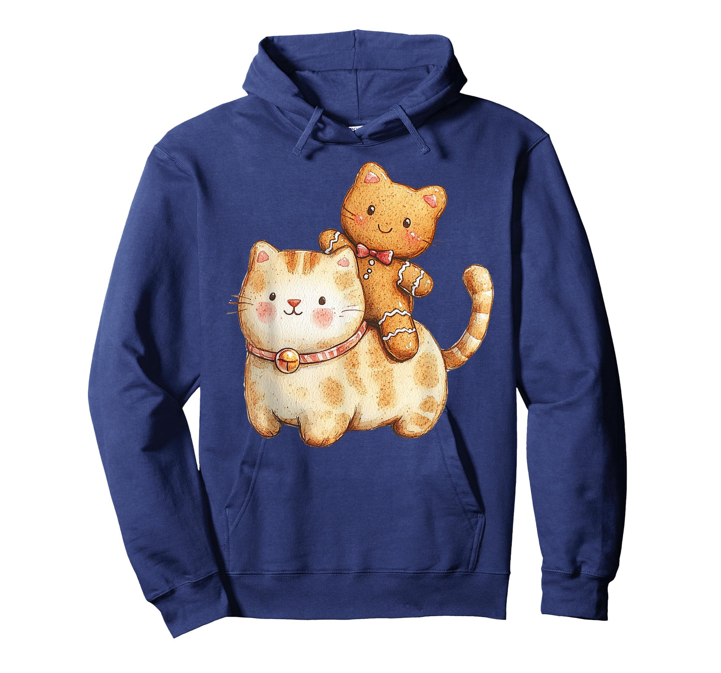 Funny Gingerbread Cookie Cat Christmas Holiday Cute Cats Lov T-Shirt