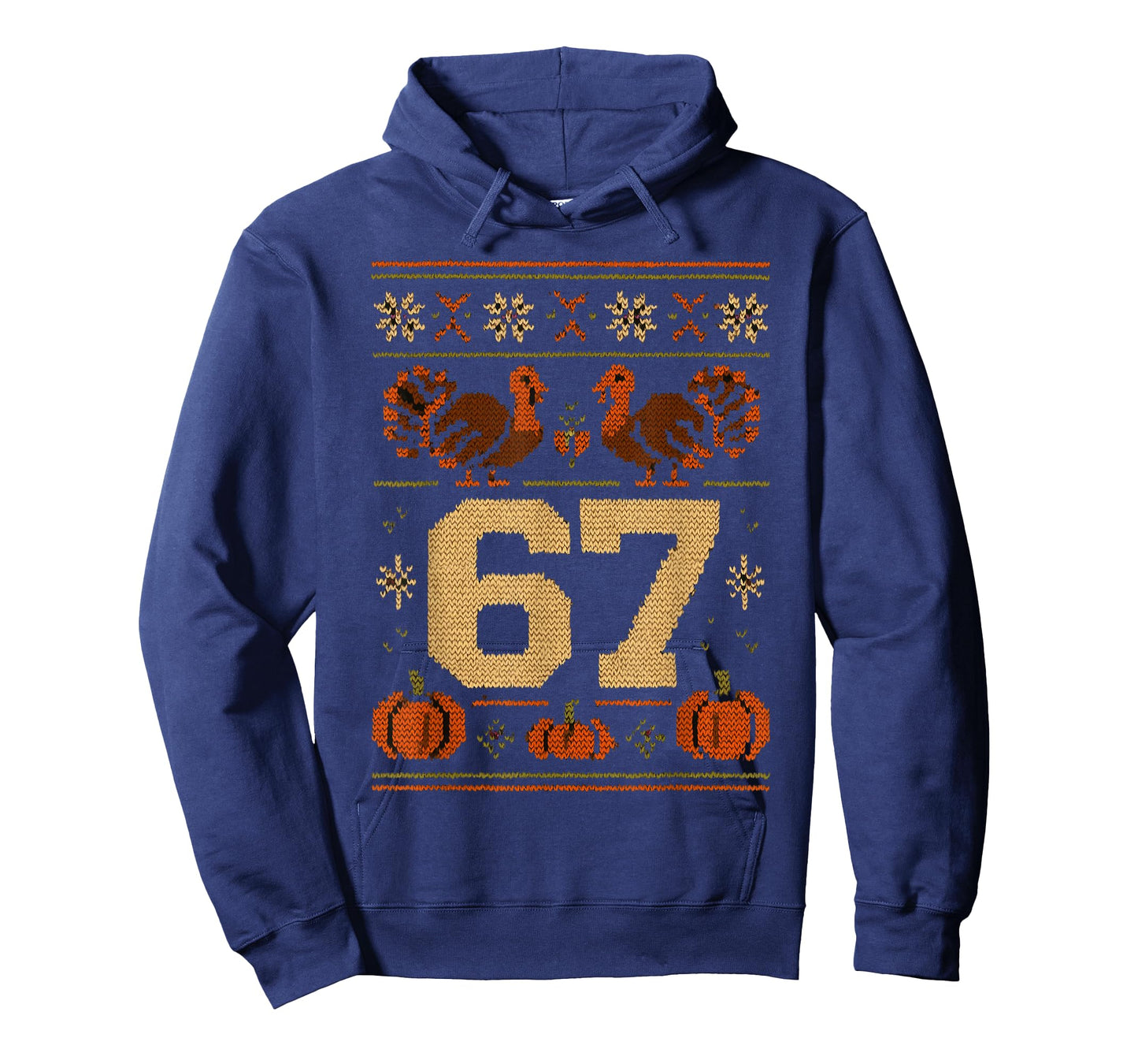 67 Thanksgiving Turkey 6 7 Meme Ugly Six Seven Teen Boy Kids T-Shirt