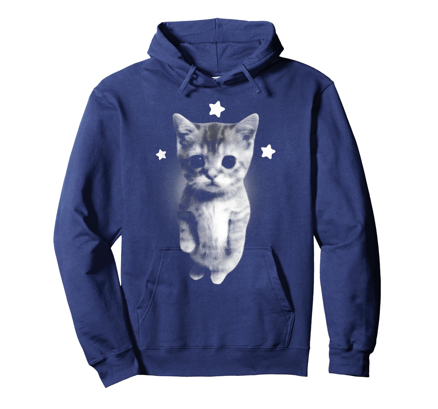 Funny Cute Retro Cat Silly Kitten Meme Cat Lovers Men Women T-Shirt