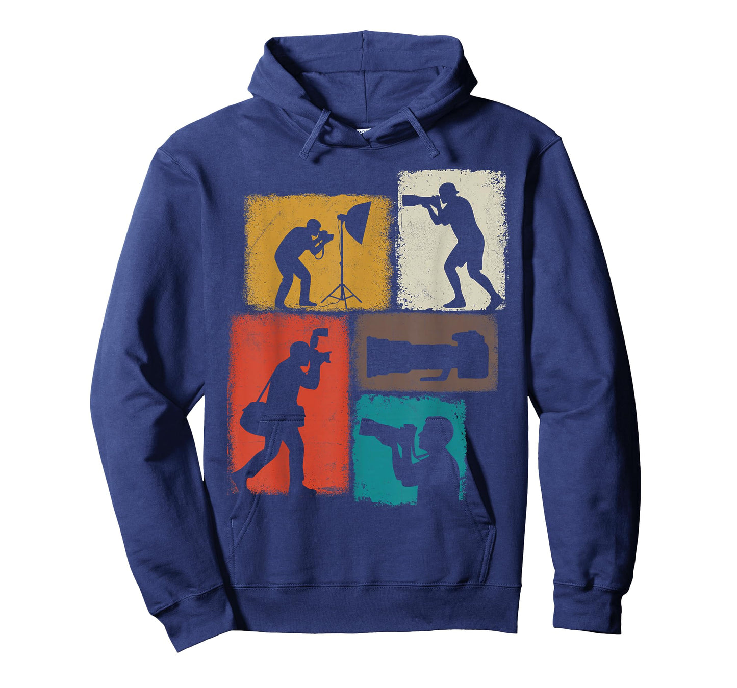 Photographer Vintage Collage Photography Men Photojournalist T-Shirt