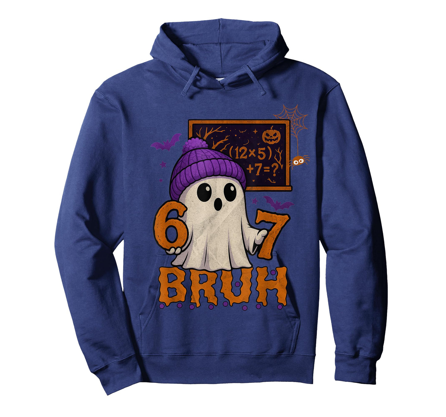 67 Teacher Halloween Ghost Six Seven Meme Math Equation Bruh T-Shirt