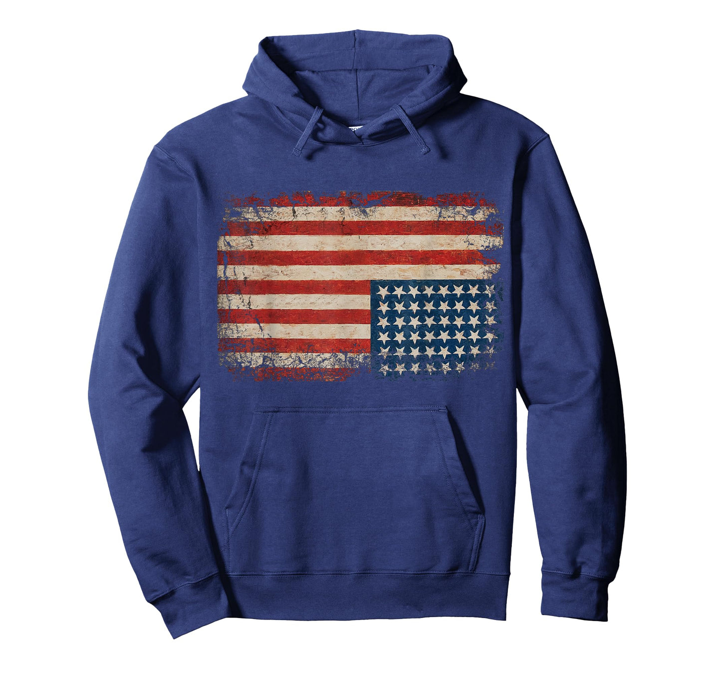 American Flag Distress Upside Down United States USA T-Shirt