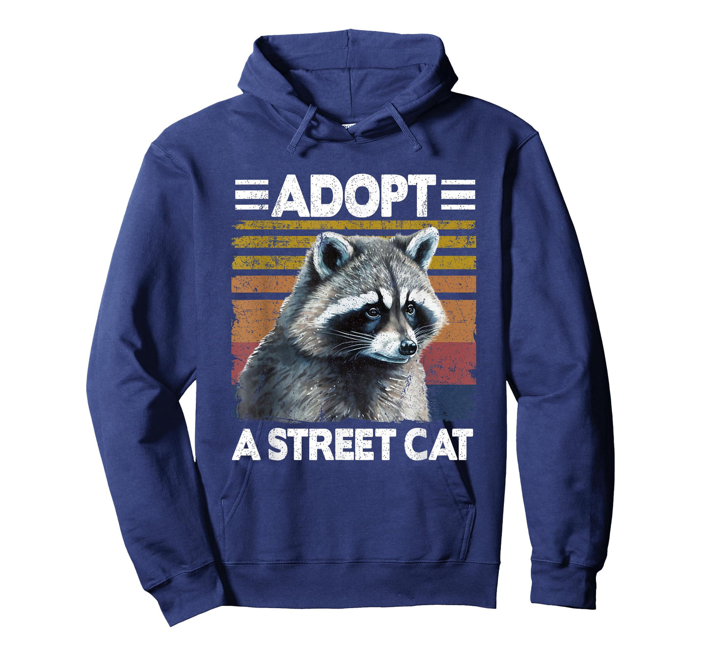 Adopt A Street Cat Watercolor Raccoon T-Shirt