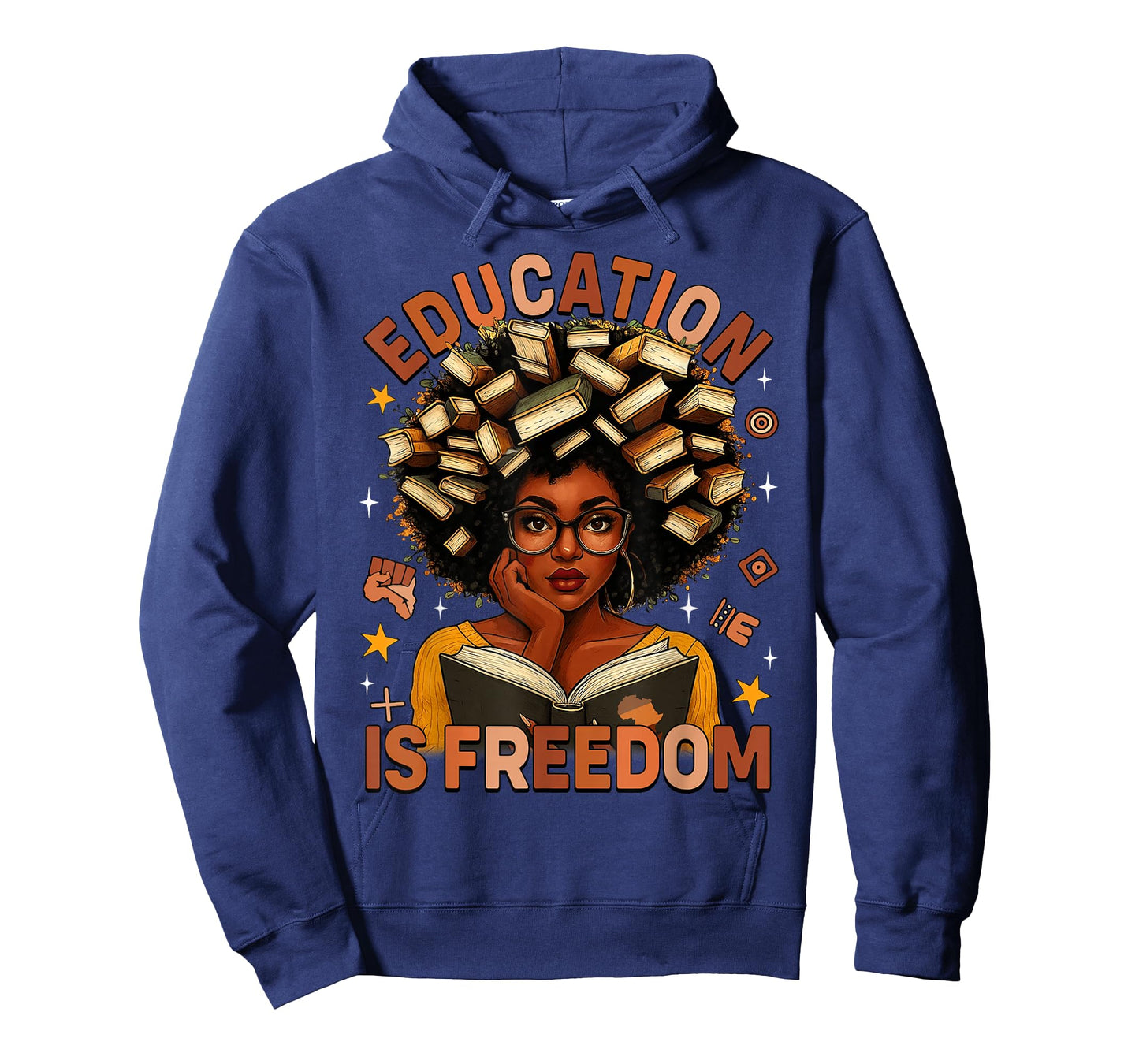 Education is Freedom Black Teacher Books Black History Month T-Shirt