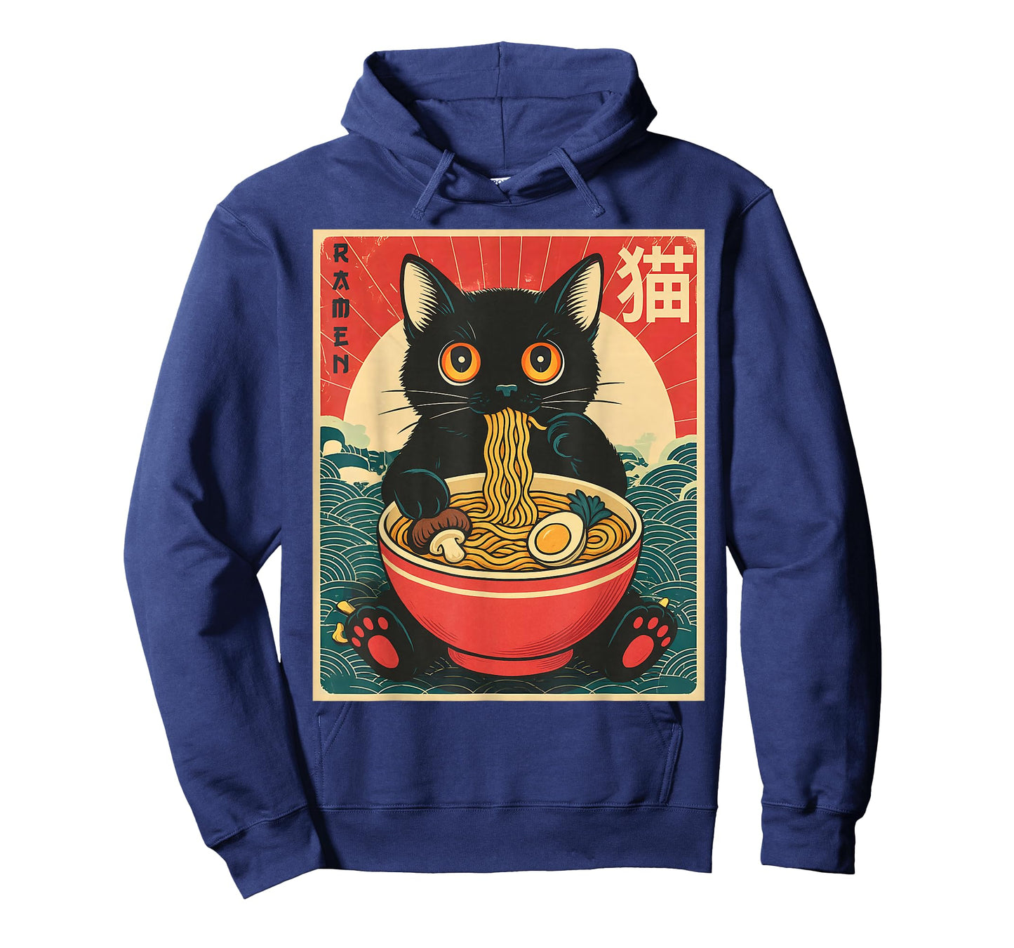 Kawaii Anime Cat Ramen Japanese Graphic Tees Men Women Teens T-Shirt
