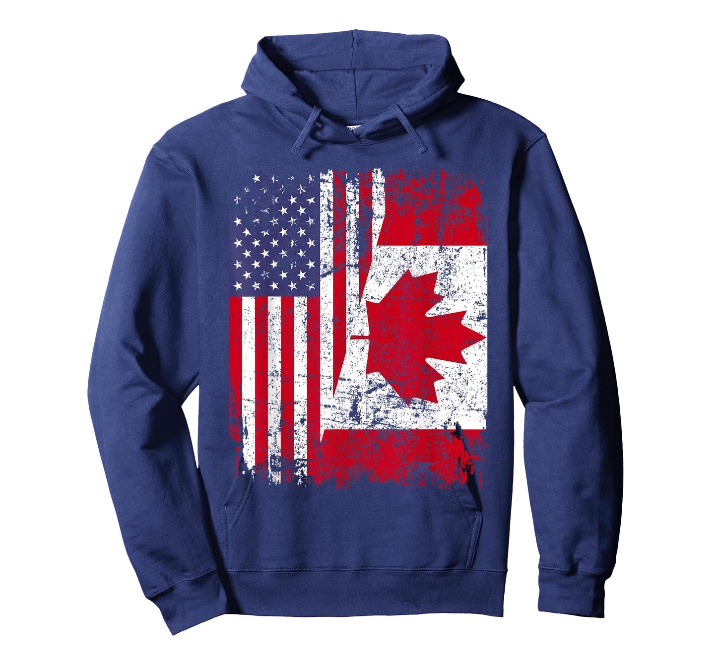 Canadian Roots | Half American Flag | Canada T-Shirt
