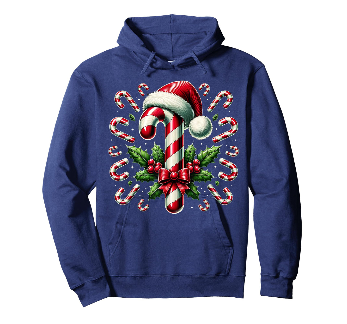 Christmas Candy Cane Crew Lights Red and White Candy Costume T-Shirt