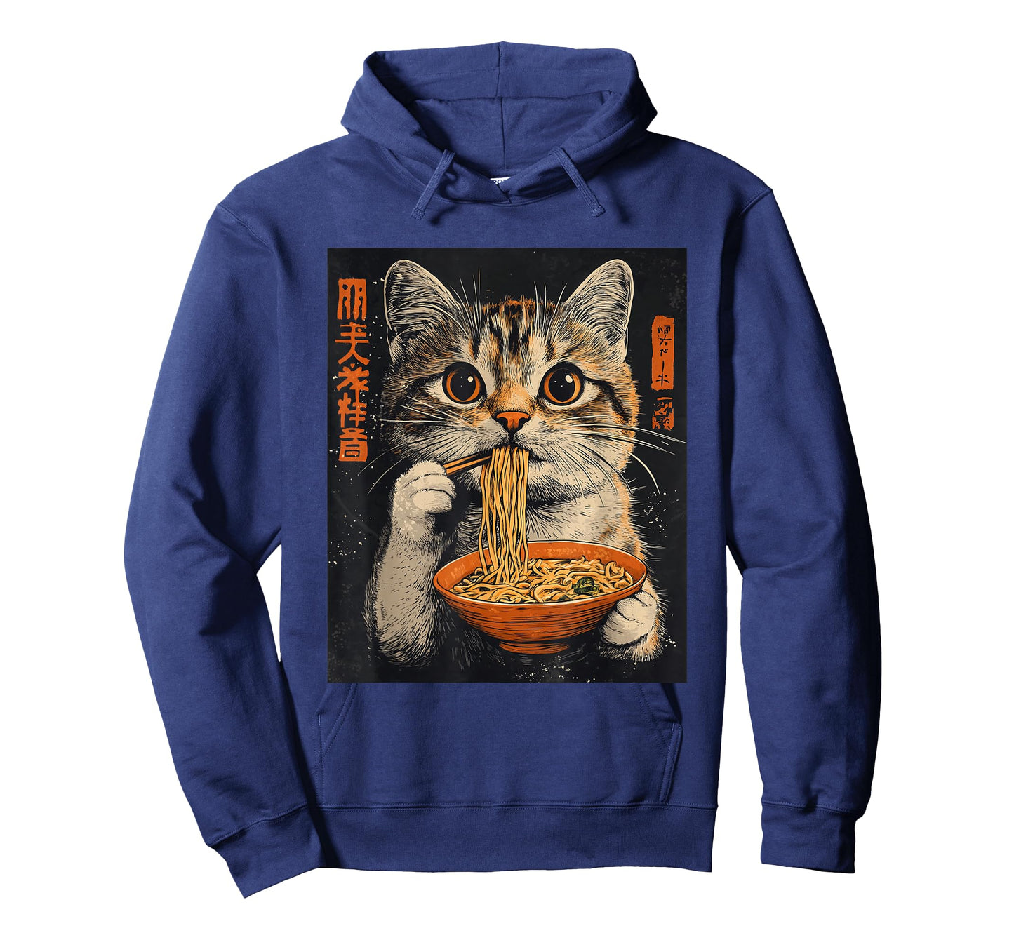 Japanese Anime Cat Ramen Graphic Tee - Funny T-Shirt T-Shirt