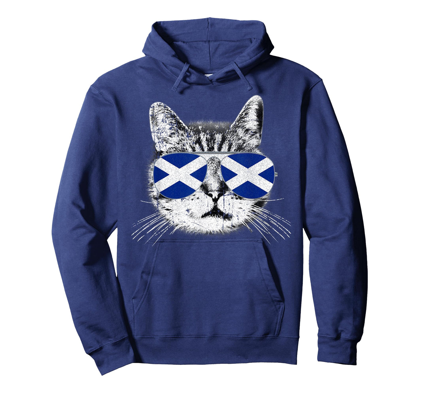 Scotland Scottish Flag Scot Cat Pride UK Men Women Gift T-Shirt