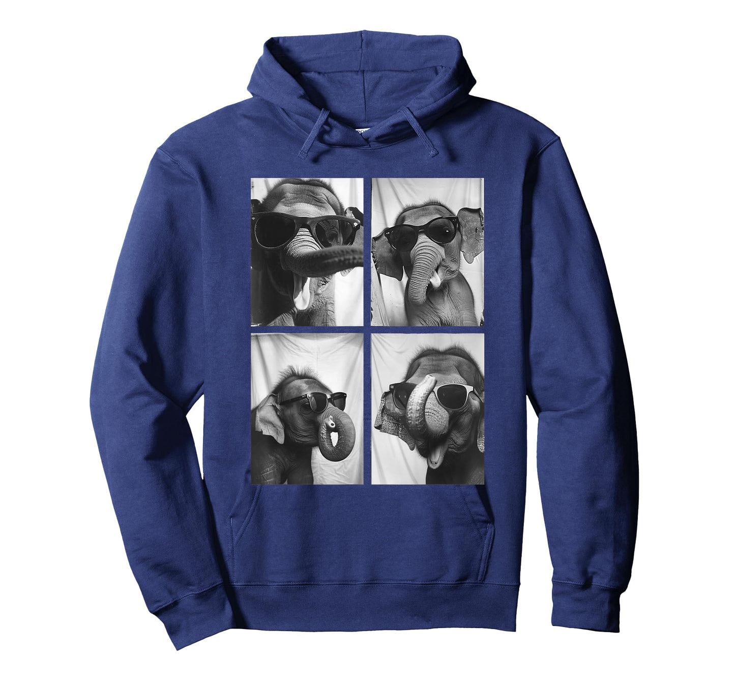 Funny Elephants with Sunglasses Cute African Animals Humor T-Shirt