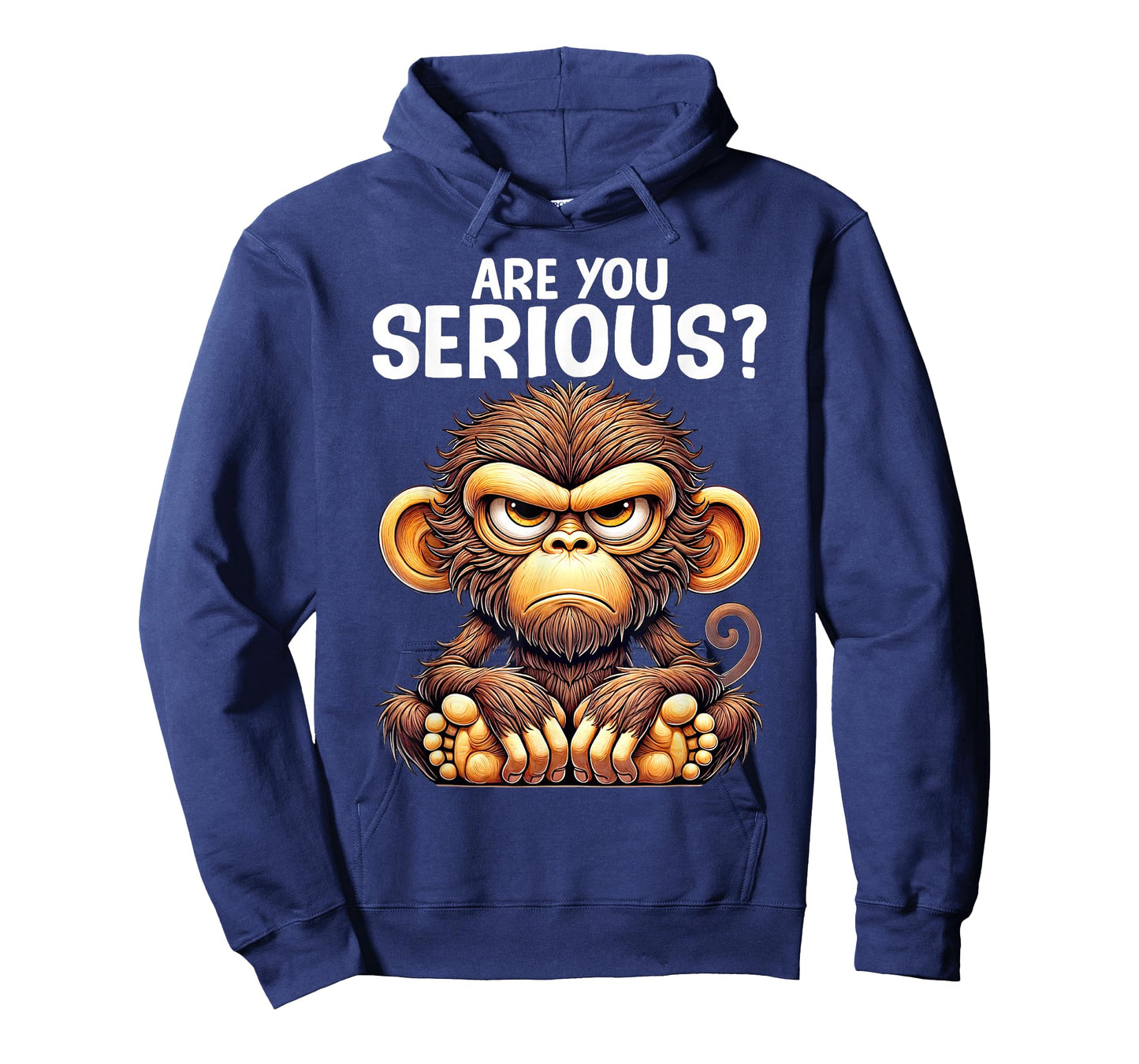 Humor Are You Serious Grumpy Funny Monkey Meme T-Shirt