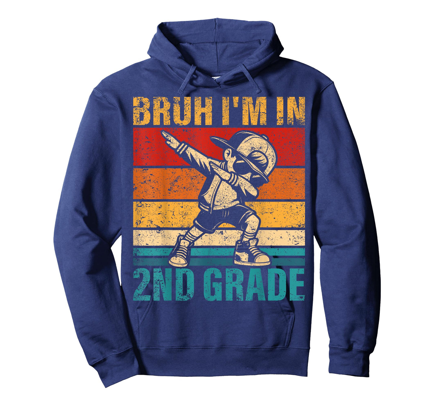 Second Grade Dabbing Boy Bruh I'm in 2nd Grade Student T-Shirt