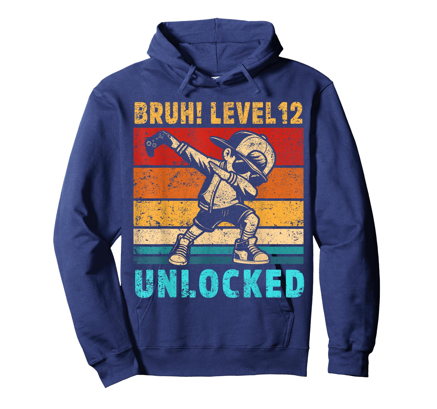 12 Year Old Birthday Dabbing Boy Bruh 12th Level Unlocked T-Shirt