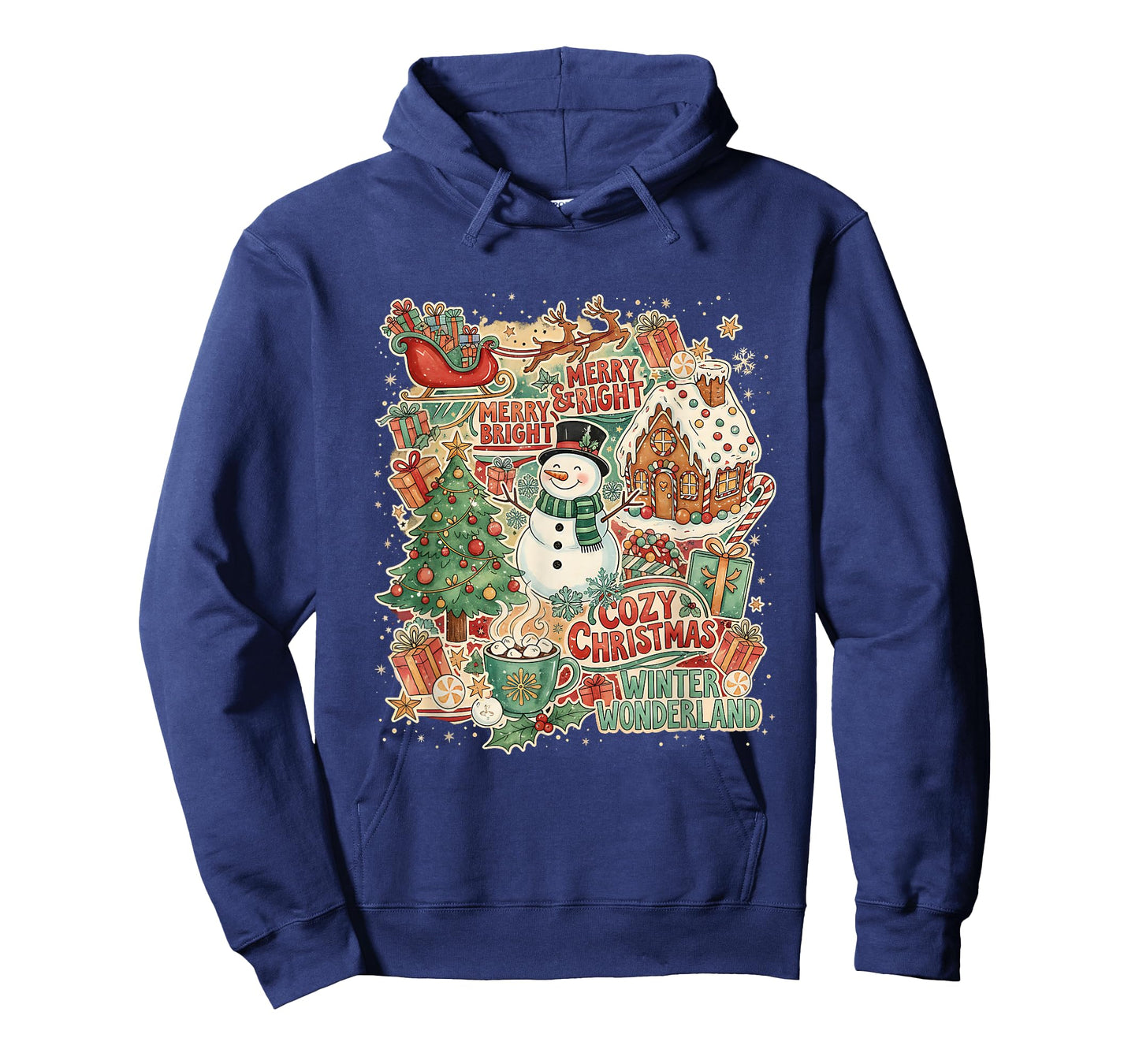 Cozy Christmas Winter Wonderland Holiday Design T-Shirt
