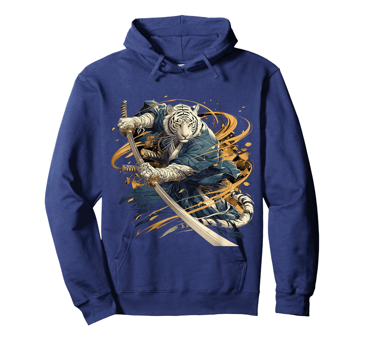 Japanese Art Tiger Ninja Ukiyo-e Anime Style Samurai Tiger T-Shirt
