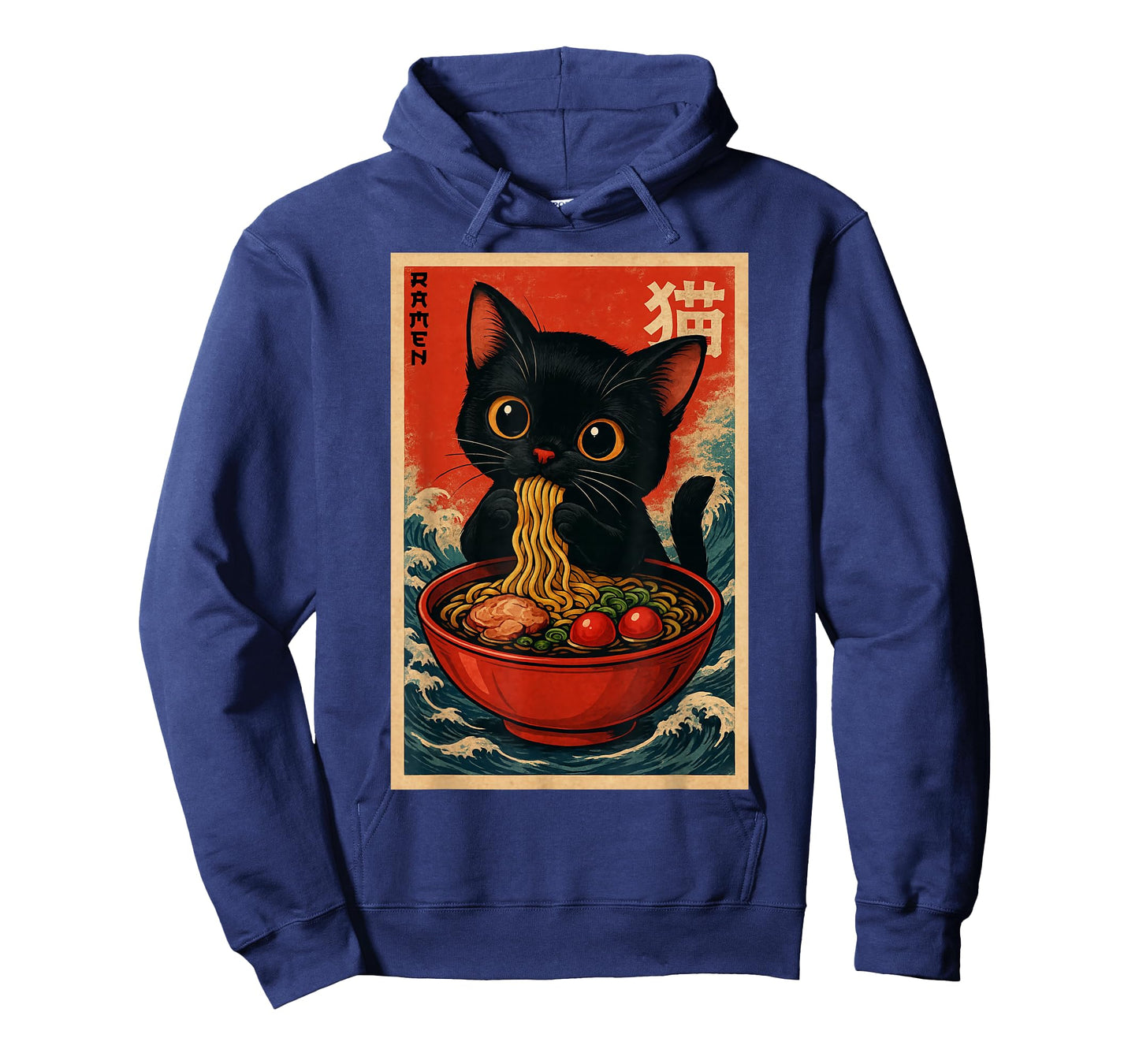 Kawaii Anime Cat Ramen Japanese Graphic Tees Men Women Teens T-Shirt