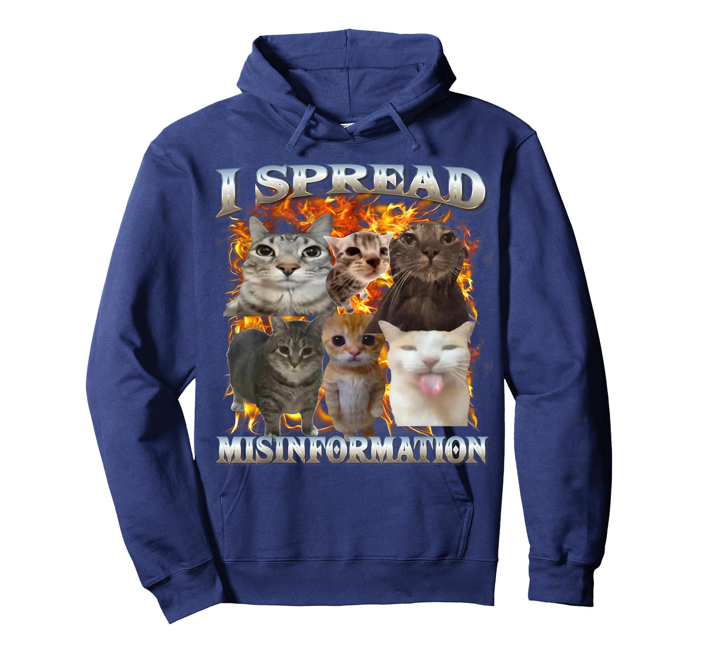 I Spread Misinformation Cat Meme Bootleg Meme Funny Memes T-Shirt