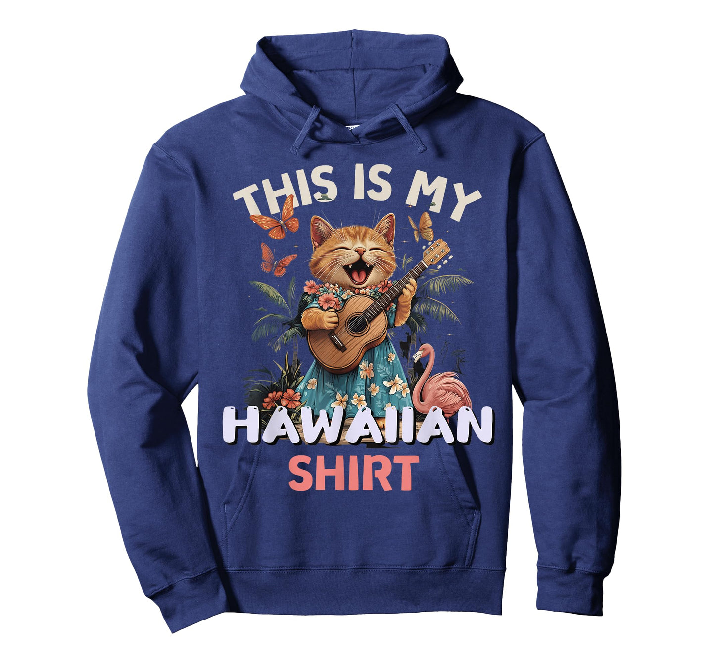 This is My Hawaiian Shirt Funny Cat Hawaii Party Luau T-Shirt