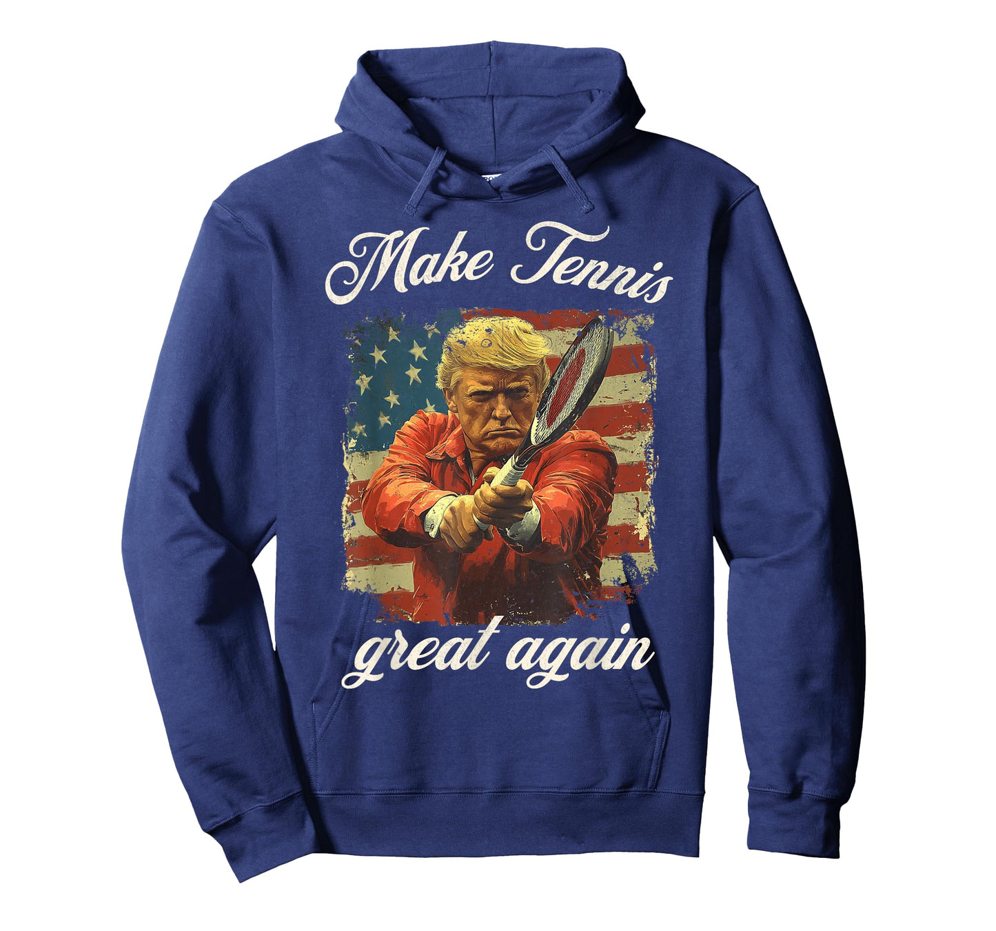 Make Tennis Great Again Funny Men Women American Retro T-Shirt