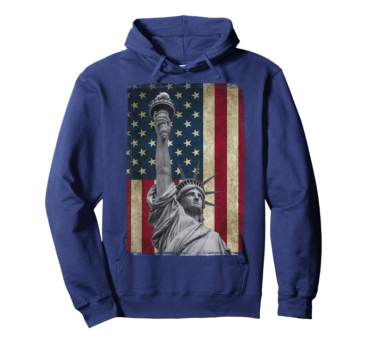 USA American Flag and Statue of Liberty Tee Shirt T-Shirt