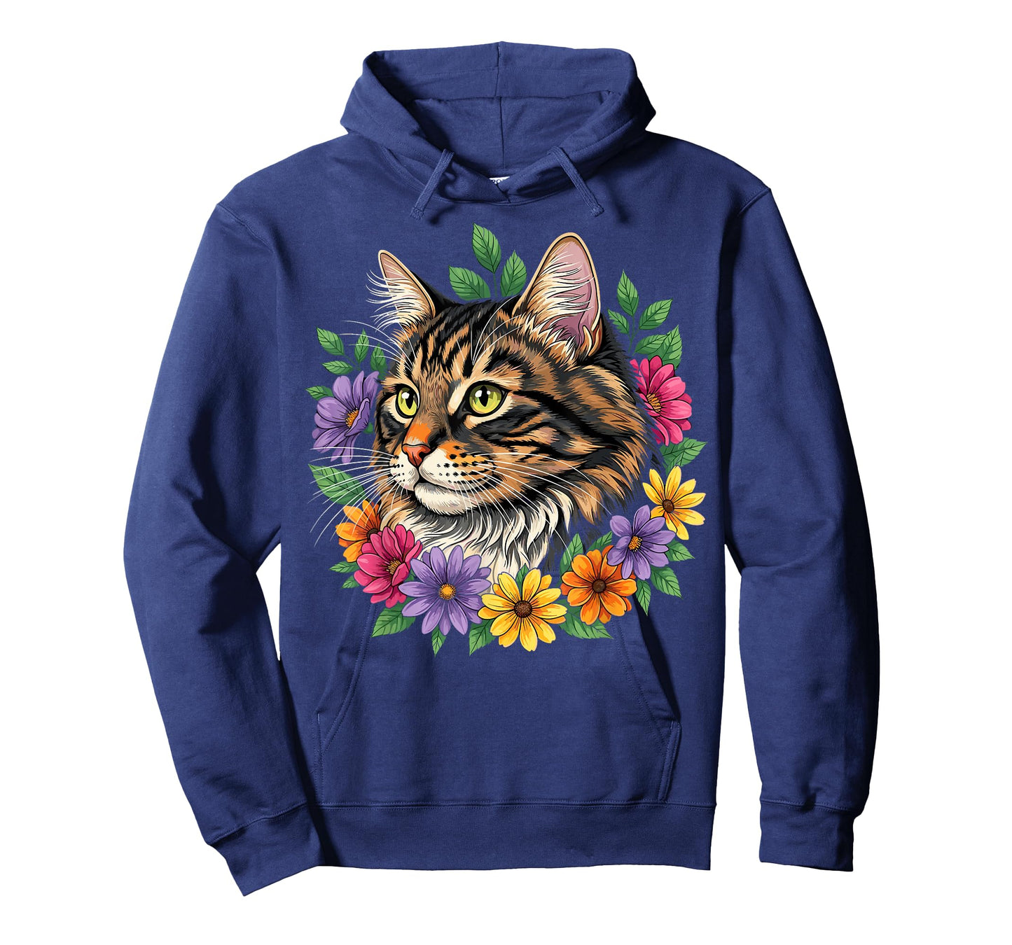 Cat Flower Floral T-Shirt