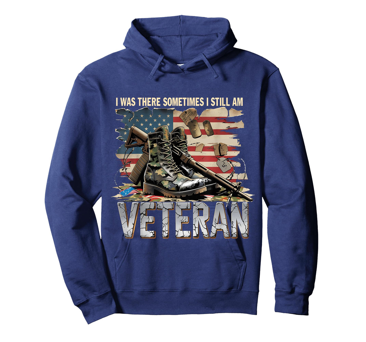 I was There Sometimes Still Am Veteran Flag Tee T-Shirt