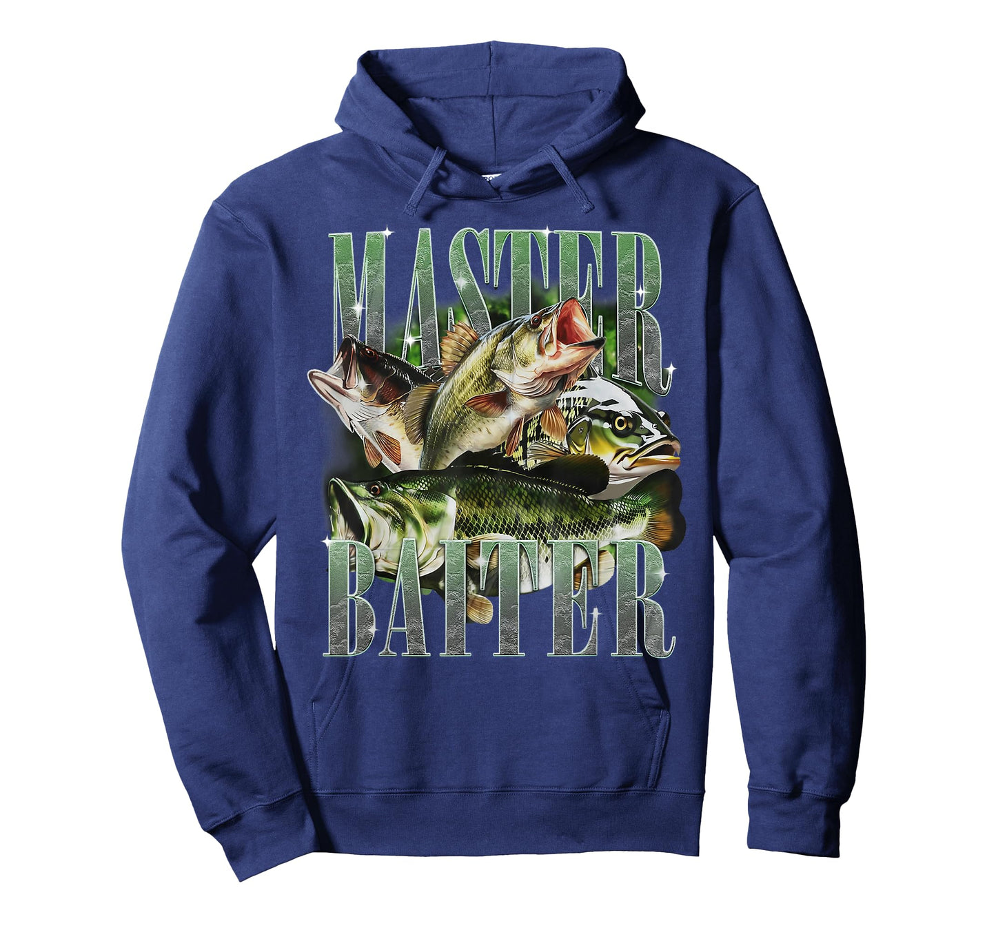 Master Baiter Bass Fishing Fisher Papa Dad Happy Fathers Day T-Shirt