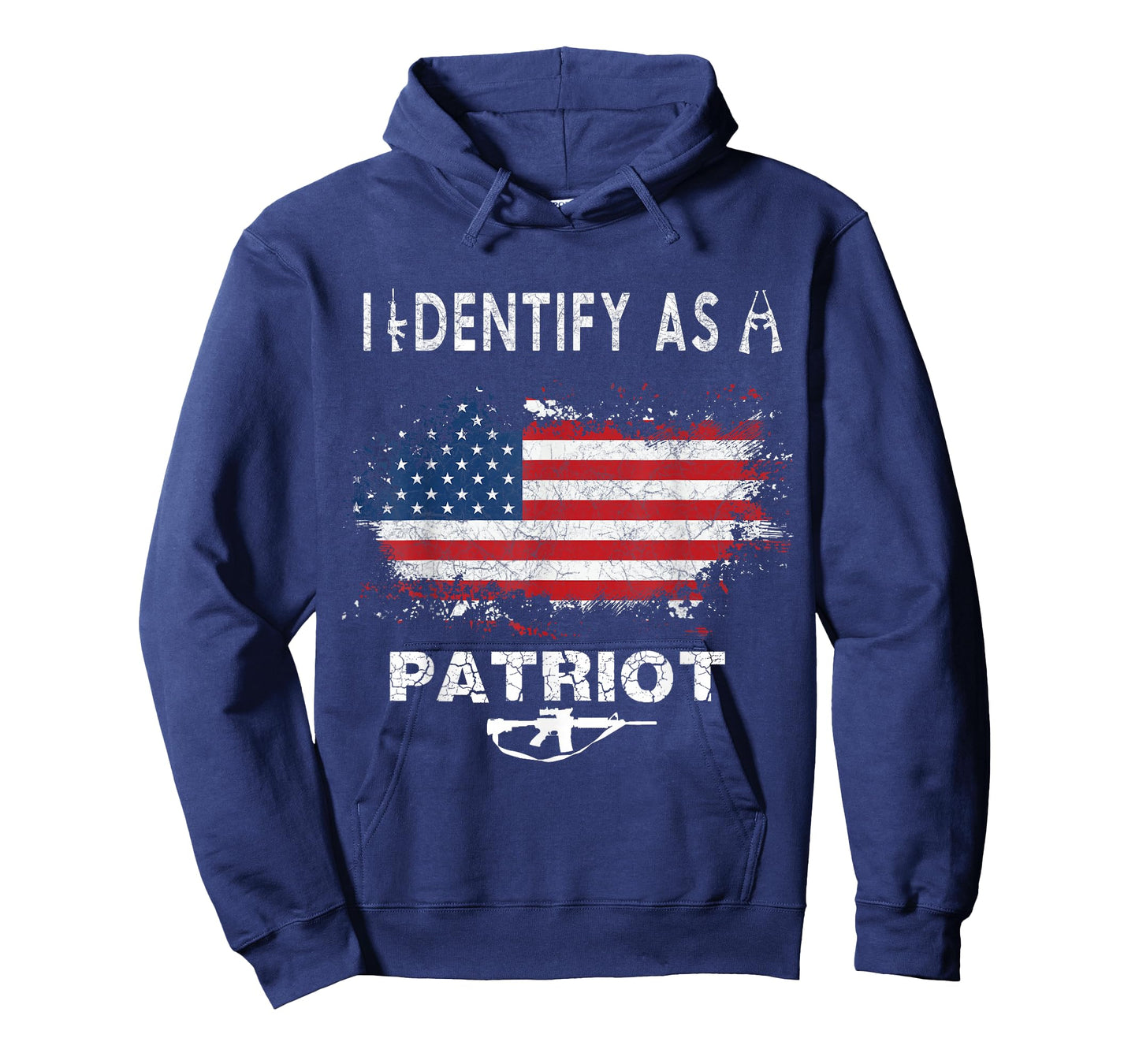 I Identify As a Patriot | American Flag | 2nd Amendment T-Shirt