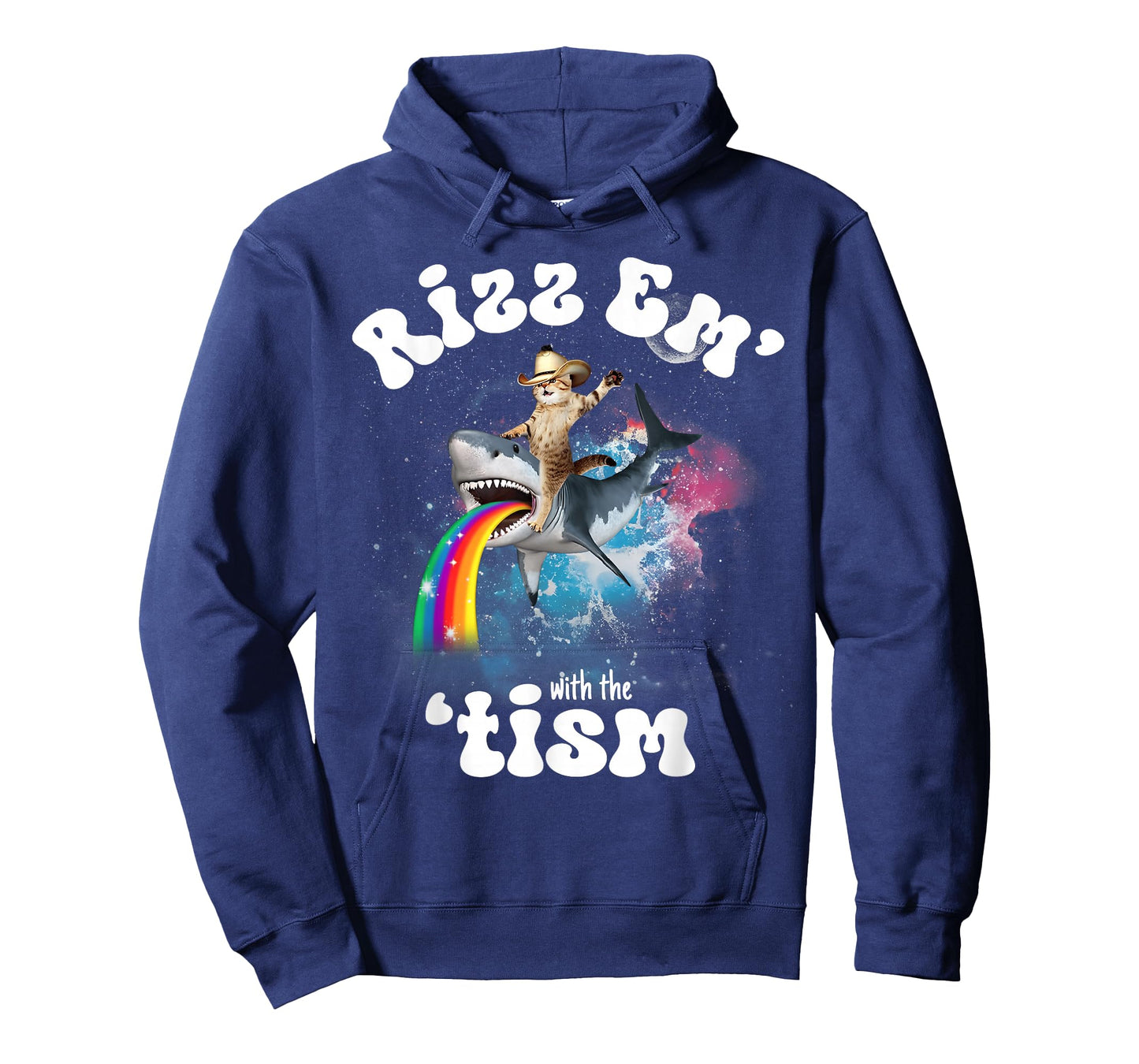 Rizz Em with The Tism Funny Meme Y2K Cat Autism Awareness T-Shirt
