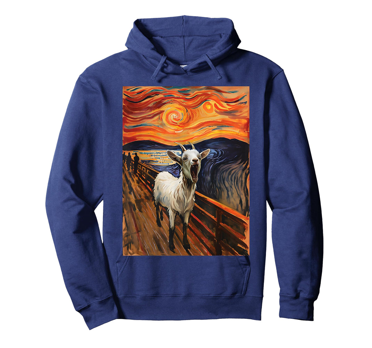 Screaming Goat Meme Goat Scream Painting T-Shirt