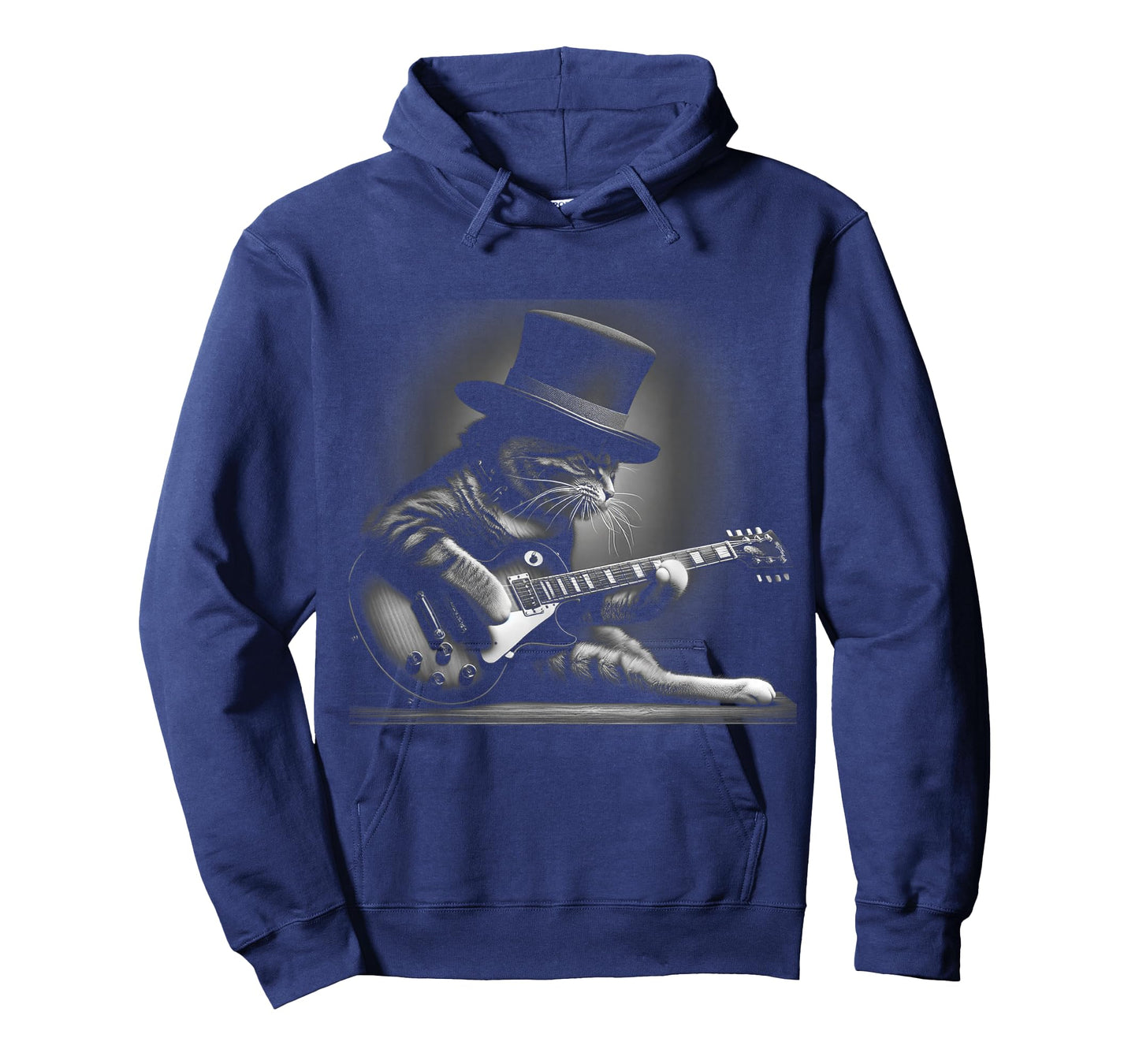 Cat Playing Guitar - Funny Rock Music Guitar Cat T-Shirt