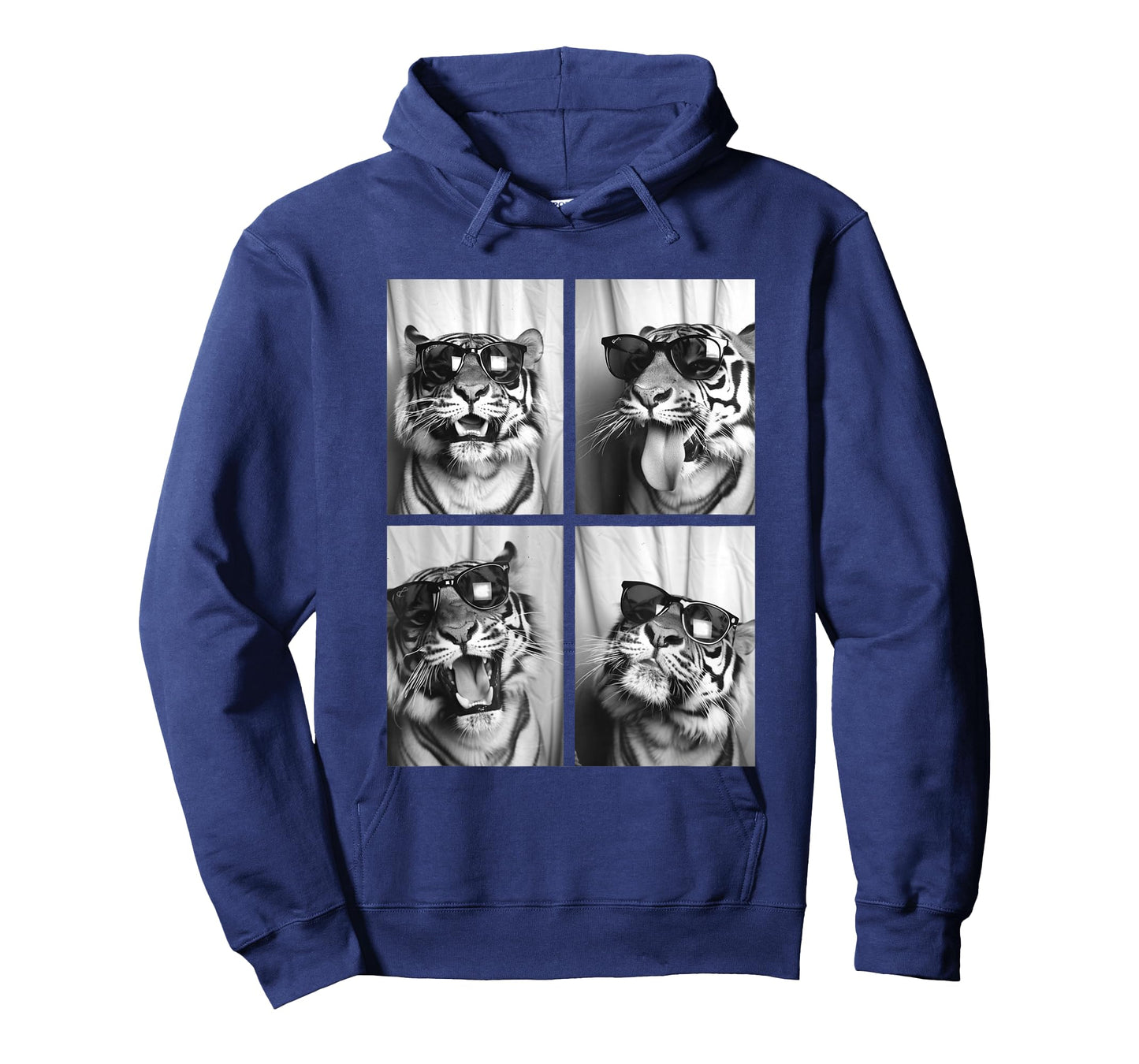 Cute Tigers with Sunglasses Cool Feline Animals Photo Booth T-Shirt