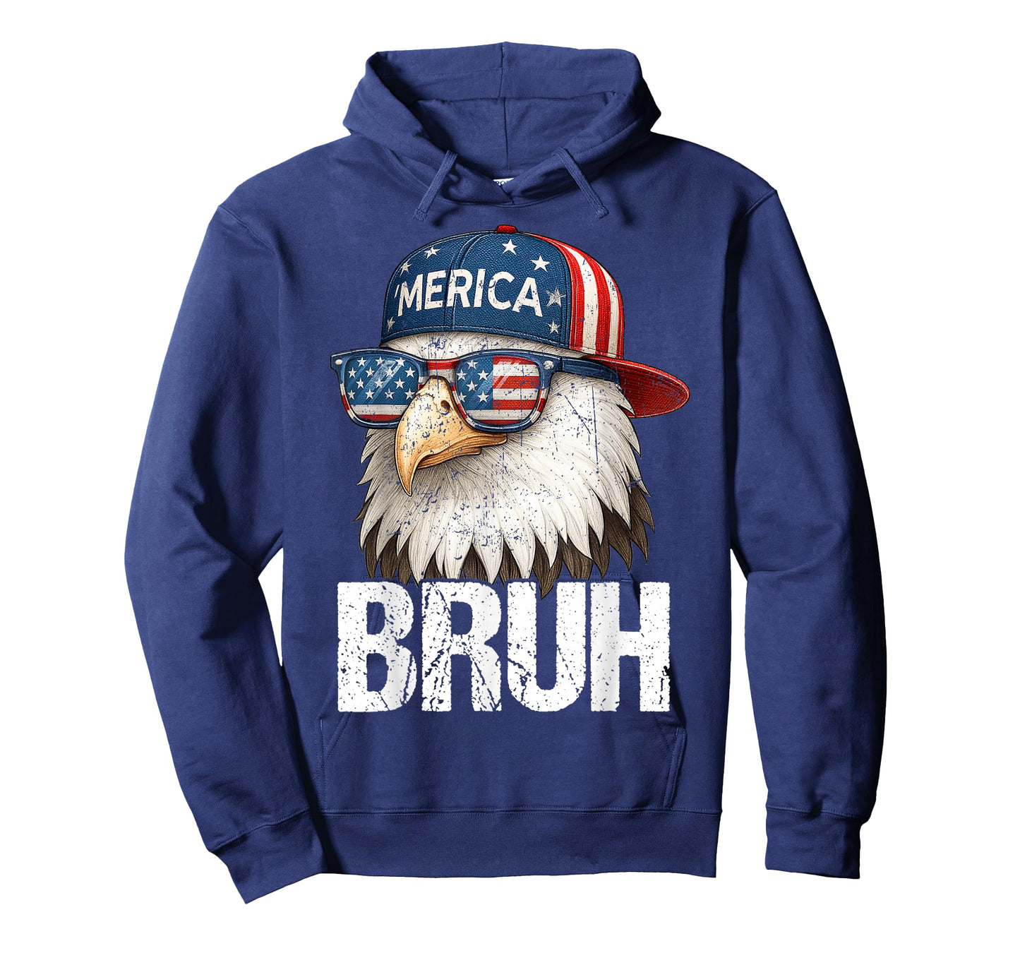 Bruh Fourth 4th of July Eagle American Patriotic Mens Boys T-Shirt