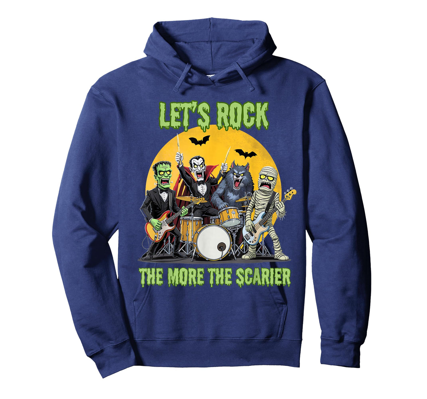 Lets Rock The More The Scarier Classic Monsters Halloween T-Shirt