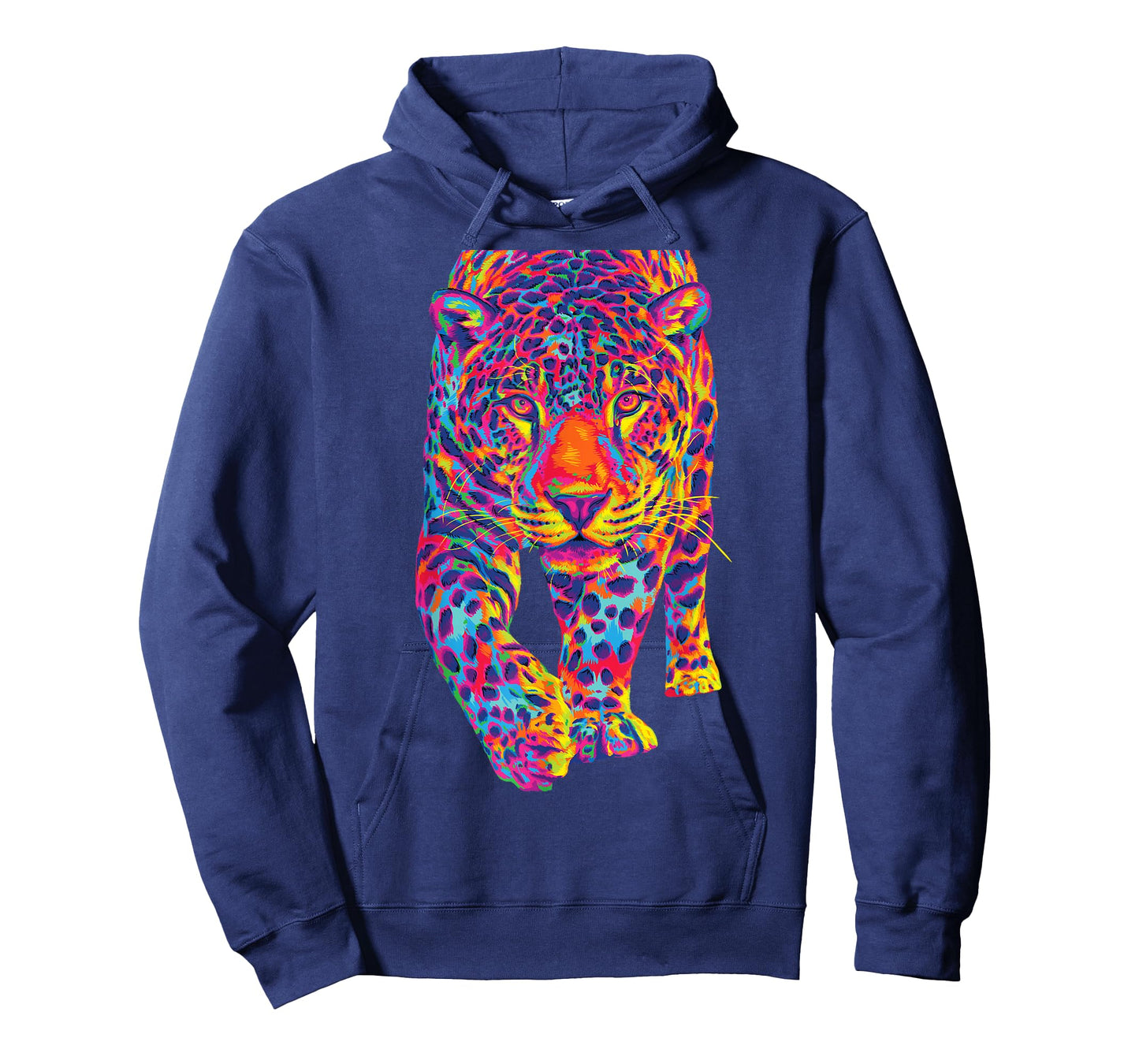 Rainbow Jaguar Abstract Colorful Cat Lover T-Shirt Small