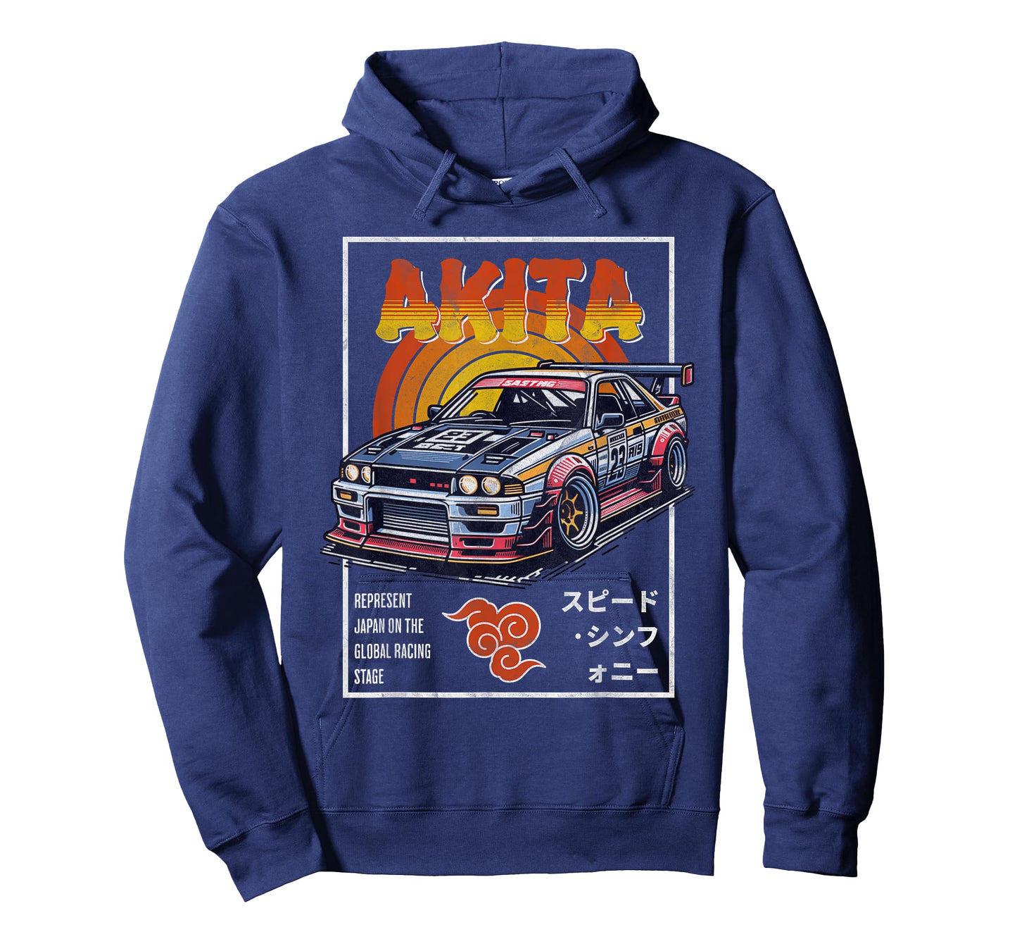 Cool Retro Vintage Japanese JDM Tokyo Japan Drift Race Car T-Shirt