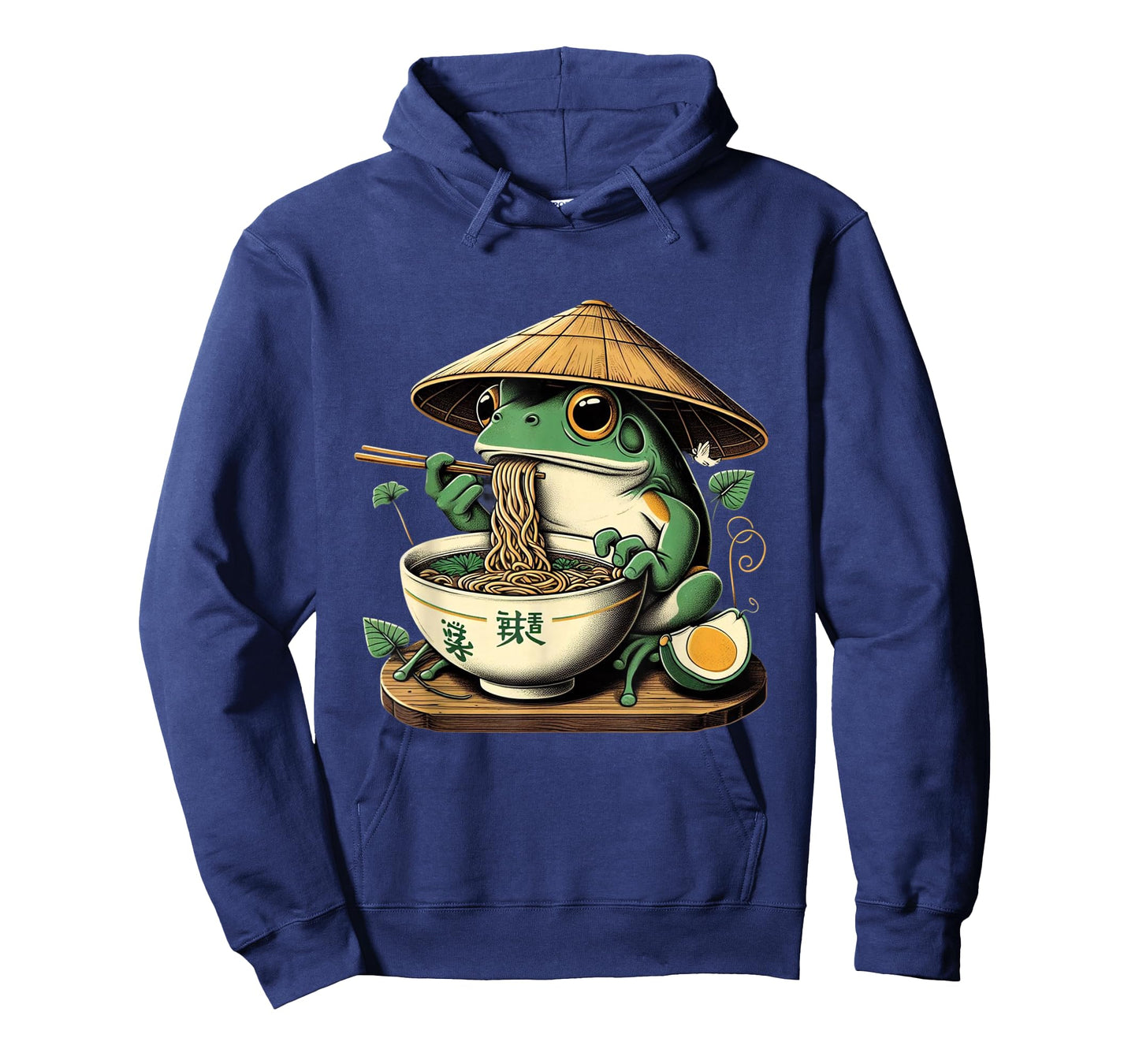 Frog Eating Ramen Kawaii Neko Japanese Noodles Anime Lovers T-Shirt