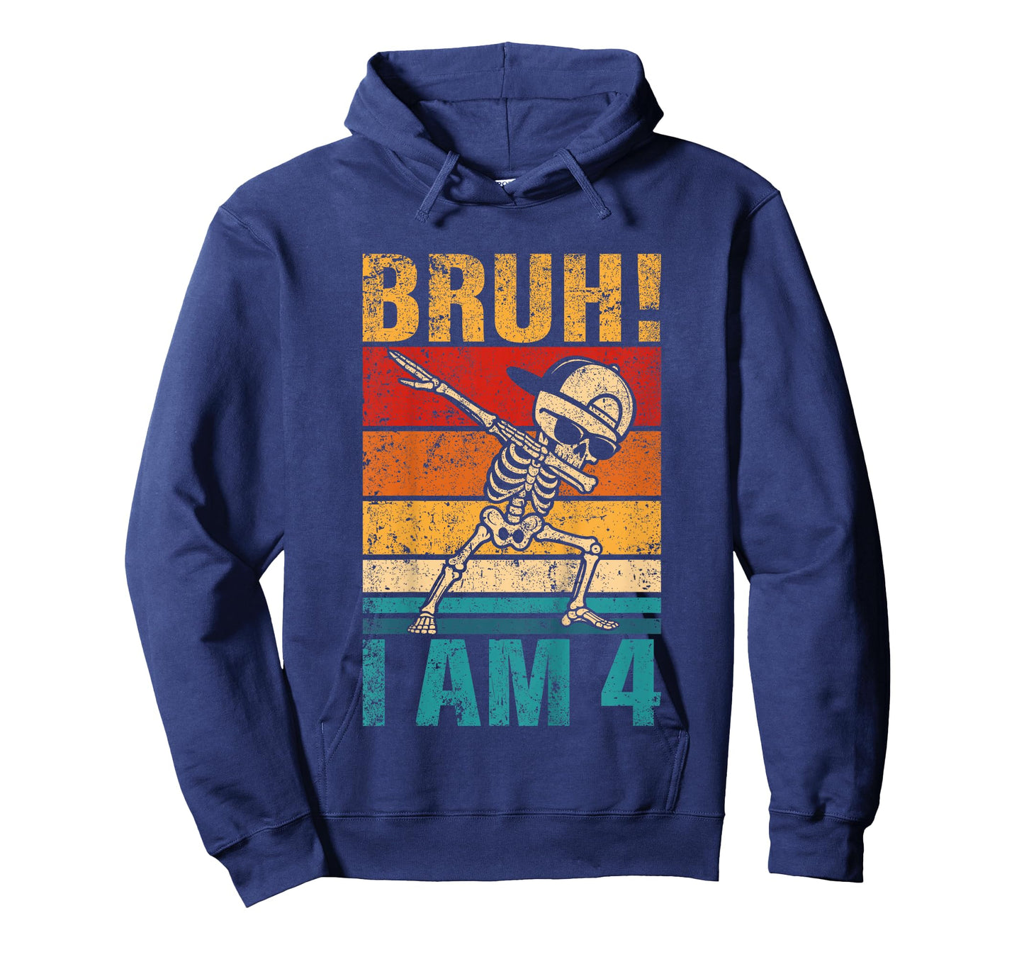4 Year Old Birthday Dabbing Boy Bruh It's My 4th Birthday T-Shirt
