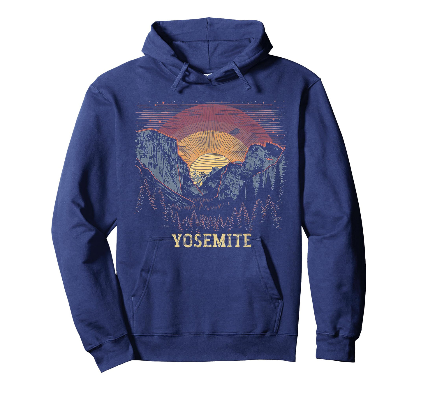 Yosemite - US National Park Vintage Men Women Kids Retro T-Shirt