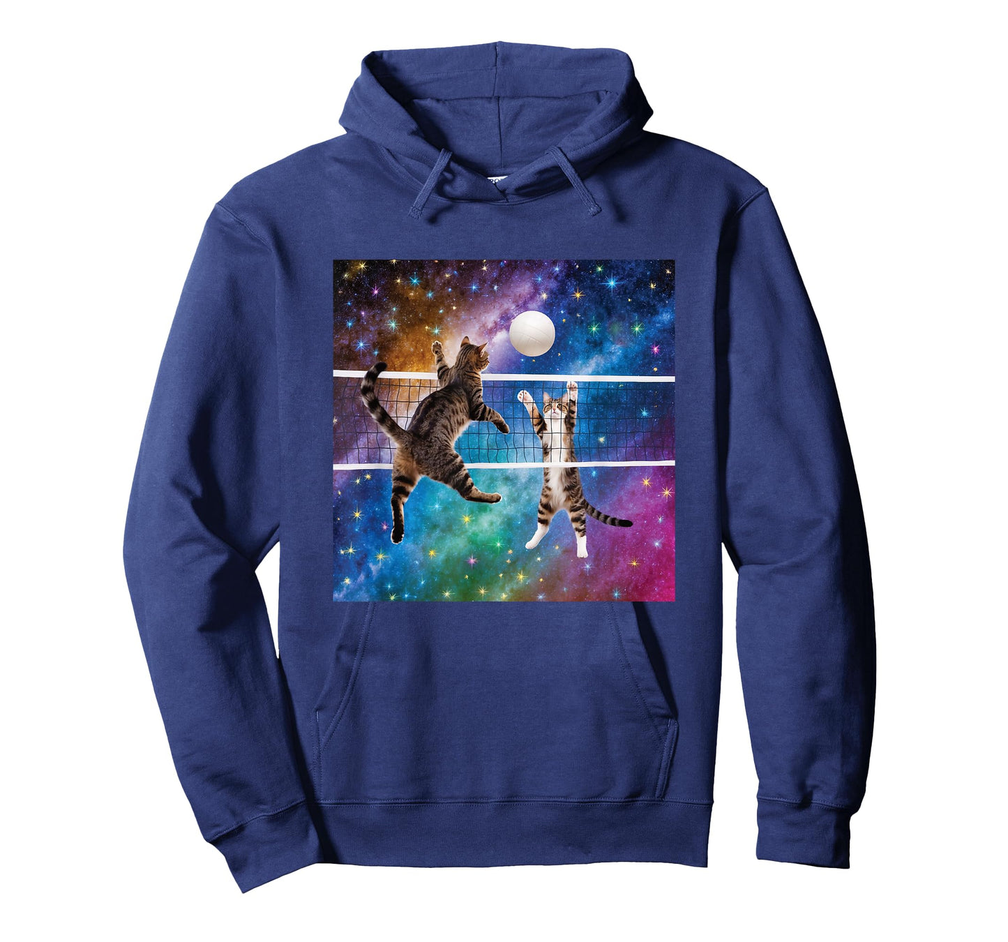 Funny Volleyball Design Cats Playing T-Shirt